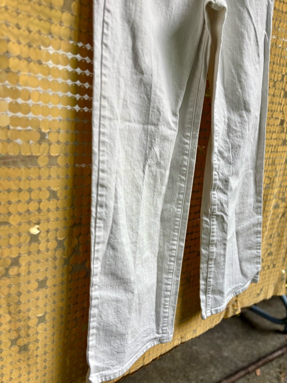 Universal Thread High Rise Wide Leg White Denim Jeans Size 6R NWOT - Picture 16 of 16